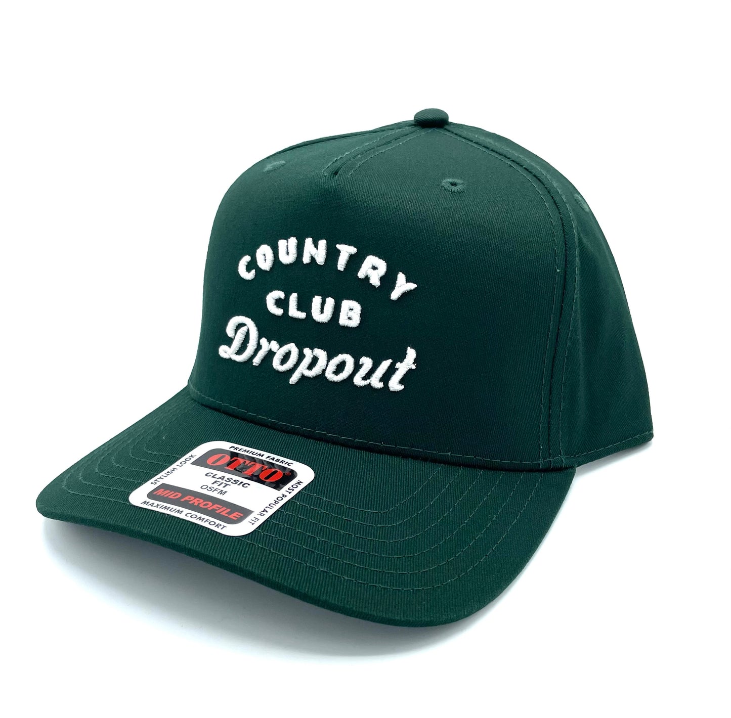 Country Club Dropout Hat Forest Green
