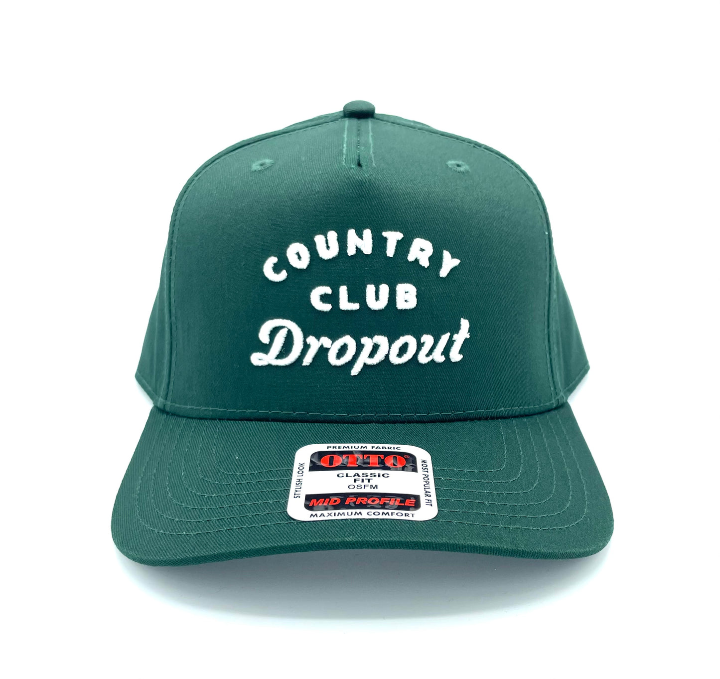 Country Club Dropout Hat Forest Green