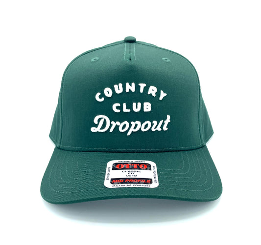 Country Club Dropout Hat Forest Green