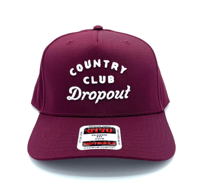 Country Club Dropout Hat Maroon